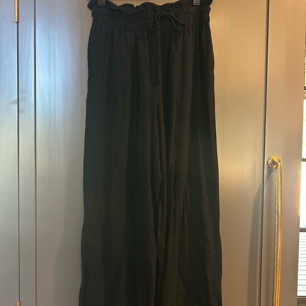 Petal & Pup Black Wide Leg Pants